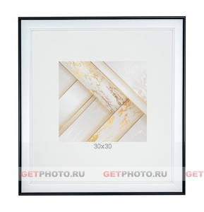 ����������� ����� ��� ����������, �������, �������, ������� 30�30 ��, BLACK PASSPARTOUT, �����-�����