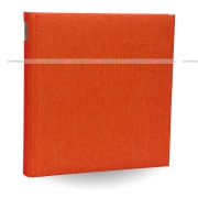 Фотоальбом с бумажными листами 26,5х29,5 см, 60 страниц (30 листов), ЦВЕТНОЙ, оранжевый
