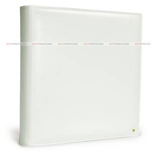 Фотоальбом с белыми бумажными листами 29х30 см, 100 страниц (50 листов), CARA, белый