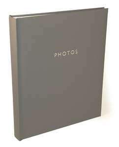 Фотоальбом, альбом с магнитными листами 23х32, 50 страниц (25 листов), CONTEMPORARY, серый