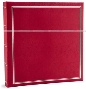 Фотоальбом, альбом с магнитными листами, 100 страниц (50 листов) 24,5х31, РАМКА, красный