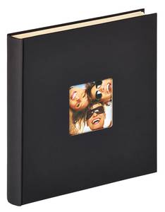 Фотоальбом, альбом с магнитными листами 30х32, 50 страниц (25 листов), РАДОСТЬ, черный