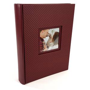Классический фотоальбом, альбом для фотографий 10х15, 200  фото, CLASSIC RED WIN S, бордовый