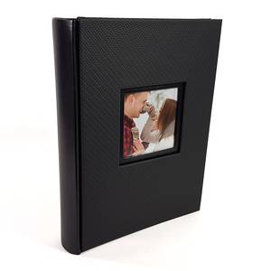 Классический фотоальбом, альбом для фотографий 10х15, 200  фото, CLASSIC BLACK WIN S, черный