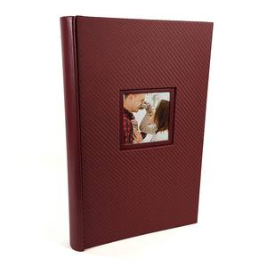 Классический фотоальбом, альбом для фотографий 10х15, 300 фото, CLASSIC RED WIN, бордовый