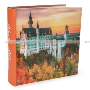 Фотоальбом, альбом для фотографий 10х15, 200 фото, ЗАМОК, Нойшванштайн, Schloss Neuschwanstein, Германия