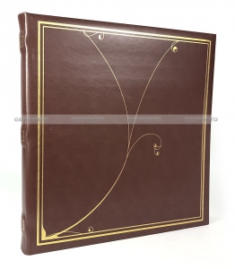 Фотоальбом, альбом с магнитными листами 29х32, 60 страниц (30 листов), ВЕТКА, темно-коричневый