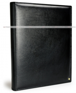 Фотоальбом с белыми бумажными листами 32х42 см, 80 страниц (40 листов), GRAND, черный