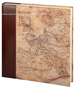 Фотоальбом, альбом с магнитными листами 31х32, 60 страниц (30 листов), ПУТЕШЕСТВИЕ, Старинная карта Европы